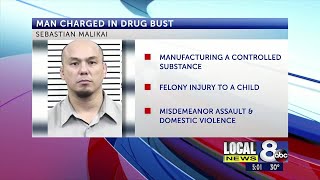 Man arrested following discovery of drug lab