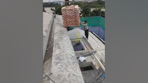 Cẩu gạch lên để thi công bằng cẩu Kato thế này có được không?AZ305#shorts