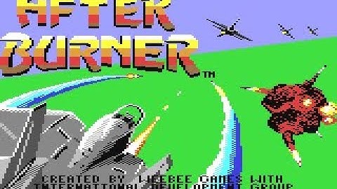 After Burner (US Version) Review for the Commodore 64 by John Gage