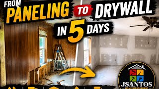 This Basement Looked 30 Years Old… Here’s What We Did in 5 Days