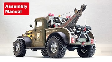 3D Printed D.I.Y RC CAR _EWR MK1 _"Work Rig"_Wrecker Assembly manual movie