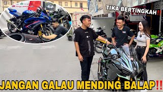 MODIF YAMAHA R6 || PAROPO DAN TIKA KEPO SAMA HUBUNGAN AKANG MV⁉️