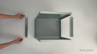 How To Set Up The Single Rollaway Nesting Box (Internal and External) Rollaway Nesting Box Double Internal And External