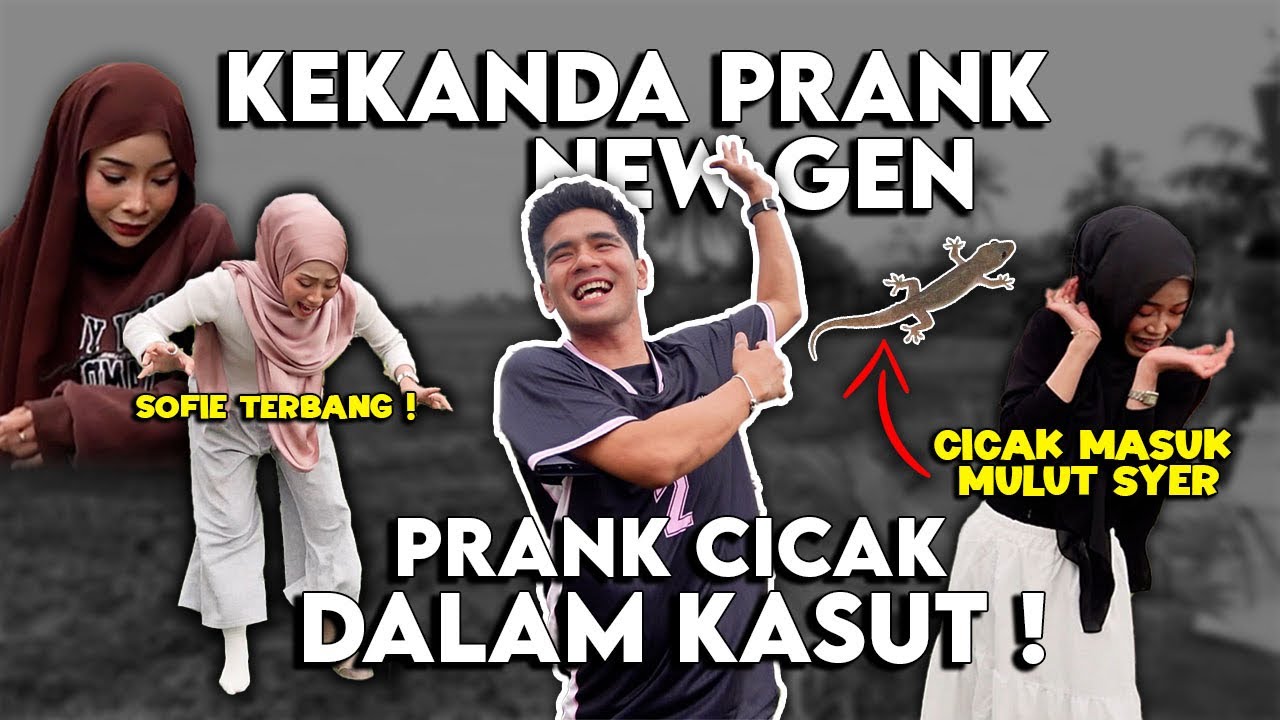 PRANK PEREMPUAN NEW GEN !! CICAK DALAM KASUT !!