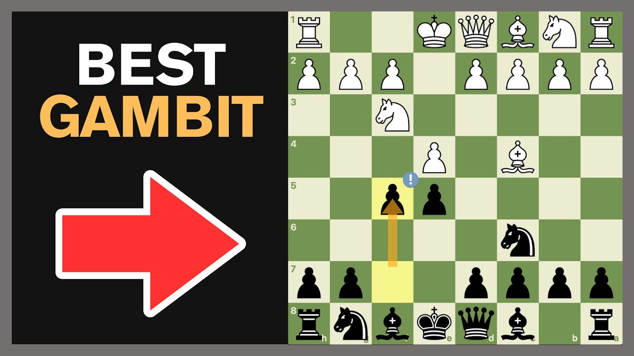 WIN 99% of your GAMES with this GAMBIT🏆😱 (Black Pieces)