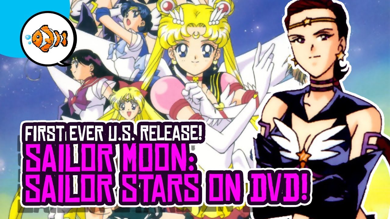 SAILOR MOON SAILOR STARS (SEASON 5) - ANIME TV SERIES DVD (1-34 EPS) (ENG  DUB)