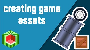 unity 2d tutorial creating the assets (time lapse )