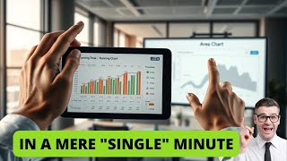 How to do a EASY Running total and area chart in Tableau #dataanalysis #tableau