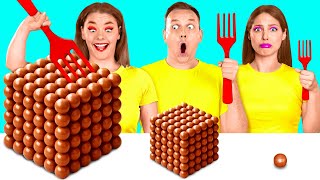 Big, Medium and Small Plate Challenge | Delicious Kitchen Hacks by BaRaDa Gold Challenge