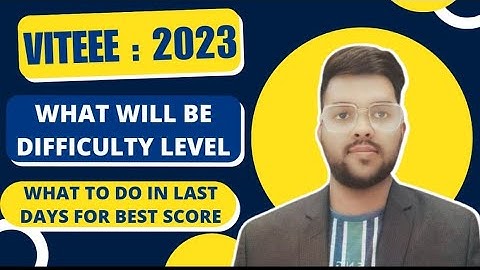 VITEEE 2023 : Question paper difficulty level | More or less difficult than mains ? #viteee2023 #jee