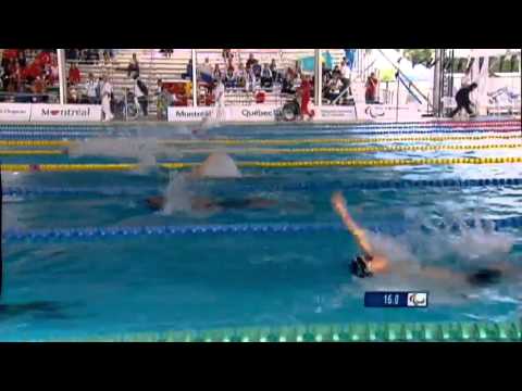 Swimming - men's 50m backstroke S2 - 2013 IPC Swimming World Championships Montreal