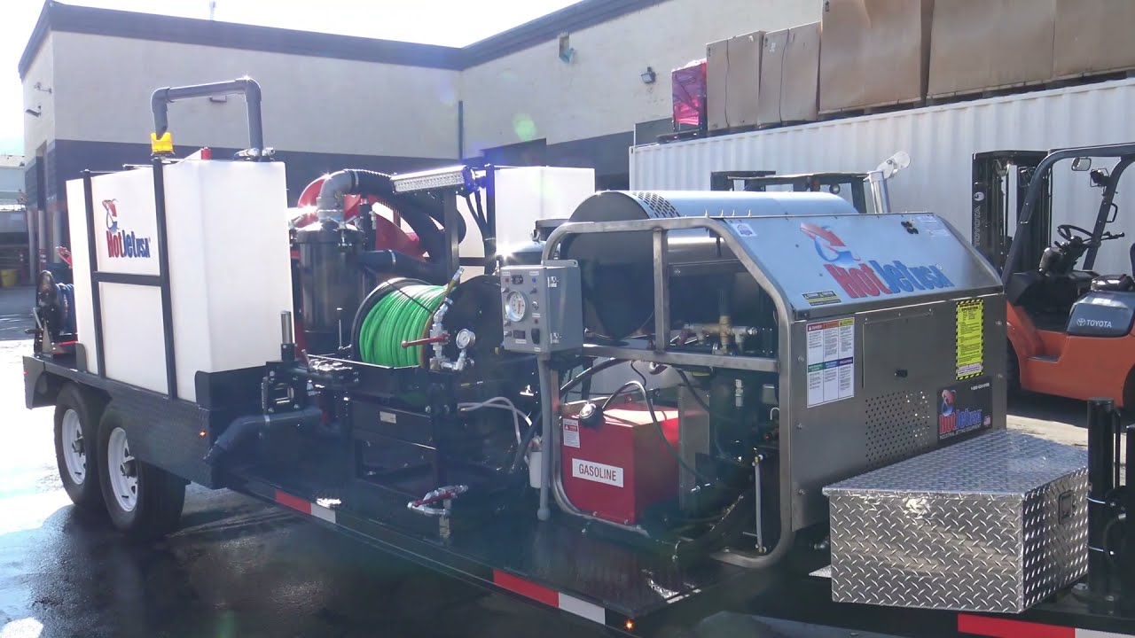 Vac 'n Jet: Trailer Jetter, Vacuum, Hydro-Excavator Combo Unit for Municipalities & Contractors