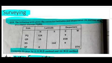 EASIEST WAY TO Compute Area  by DMD AND DPD(Surveying )