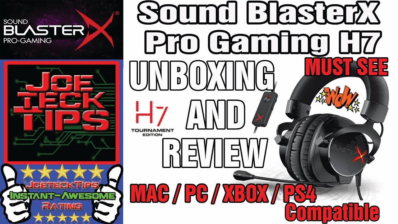 Sound BlasterX Pro Gaming H7 TE Review | Creative Labs