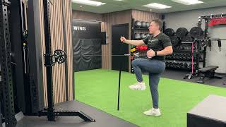 Supported Single-Leg Hinge to Cable Row
