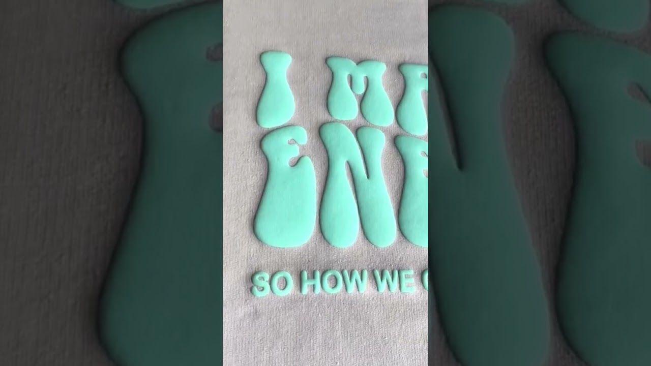 Puff printing tshirt all colors and designs available ❤️ 