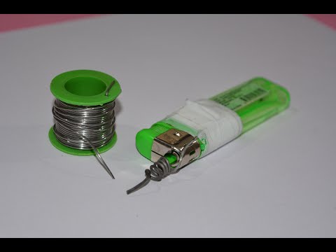 How to Make a Soldering Iron by Lighter