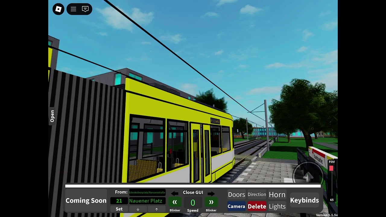Roblox—Tram Simulator Abenstedt [21: Edenkobenplatz—Nauener Platz]