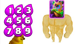 Evo Dart Goblin Counters (Elixir 1 to 9) 💀