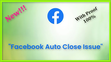 Facebook App (Auto Close) Automatically Closing Issue - Android & Ios