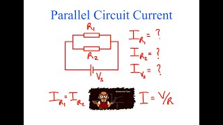 Find the current through each resistor and the total current supplied by the source.