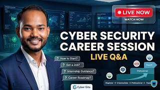 LIVE Cyber Security Career &amp; Doubt Session | Ask Anything About Ethical Hacking