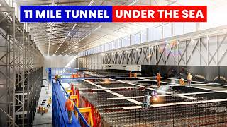 This Massive Tunnel Is Built On Land And Then Floated Out To Sea