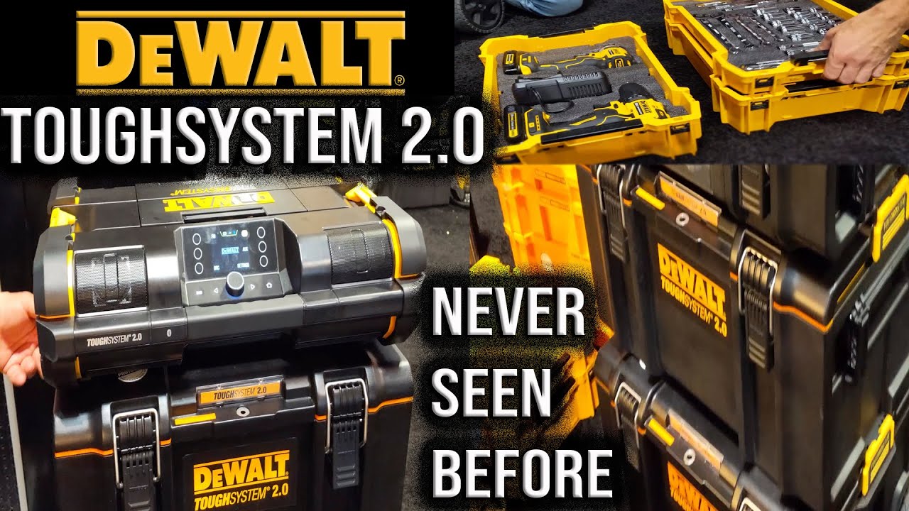 DEWALT TOUGHSYSTEM 2.0 With Radio/Charger And All New Boxes (NEVER SEEN  BEFORE) - YouTube