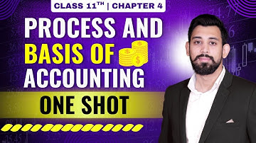 Process and Basis of Accounting | Chapter 4 | Class 11 | Accountancy
