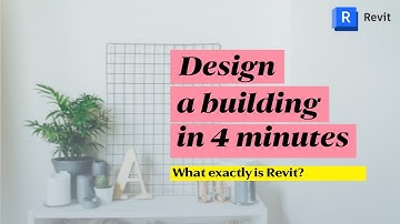 Revit Tutorial for Beginners: Design a Building in 4 Minutes | Exploring Revit from Walls to Roofs