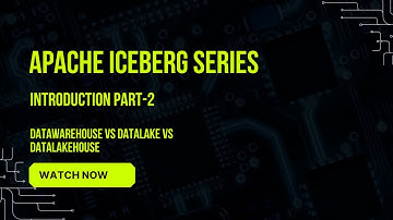 Apache Iceberg  Introduction Part 2 – Data Warehouse vs Data Lake vs Data Lakehouse Explained!