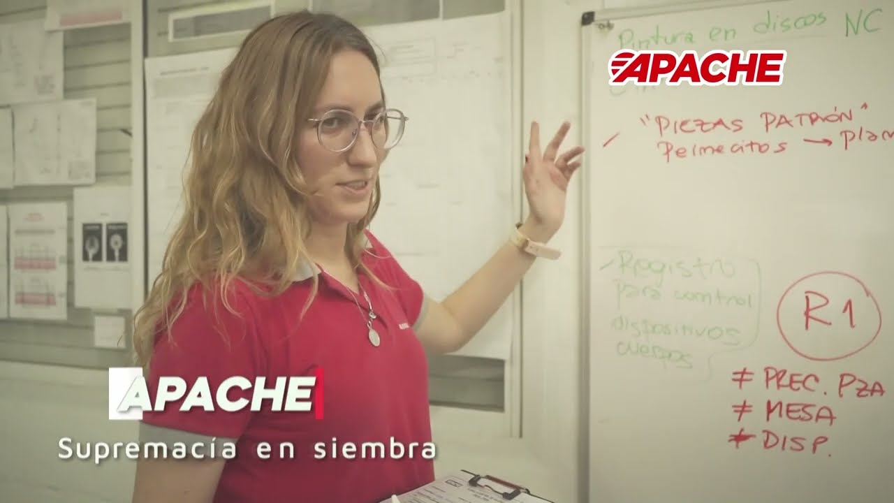 Mauro Godoy. Sector Calidad. Apache Maquinaria Agrícola. Sembradoras con mejora continua.