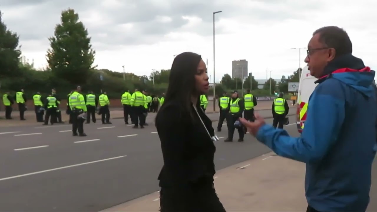 Claudia Webbe MP Visited Leicester East Belgrave Road During Unrest And Claudia Webbe MP Visited Leicester East Belgrave Road During Unrest And