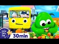 Learn Wheels on The Bus - Monster on the Bus! +More Nursery Rhymes | ABCs and 123s | Little Baby Bum