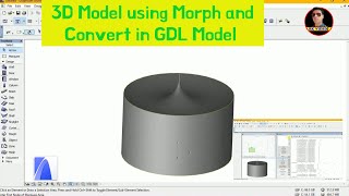| Archicad Tutorial | - | 3D model through morph Tutorial in GDL Model  | 3D Tutorial |
