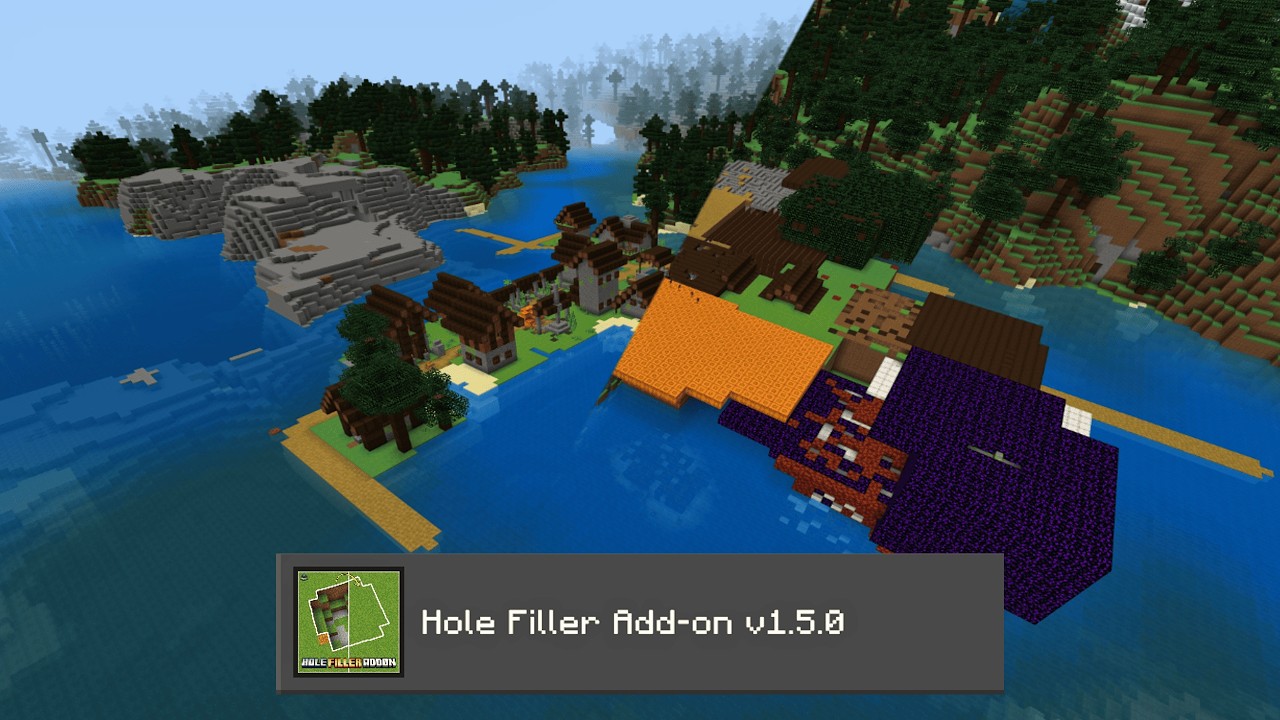 Я протестировал аддон Hole Filler… и он сломал мой мир! 💥 | Minecraft Bedrock