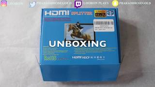 UNBOXING HDMI SPLITTER from Kuyia Technology Co.,Ltd