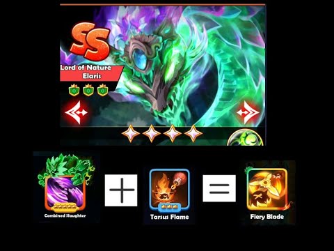 SSSnaker 4* -Lord Of Nature Elaris- NEW SS Snake*** -Fiery Blade- Skills Combination - Chapter 40