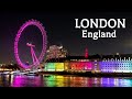 🇬🇧 Walking in LONDON - Westminster, London Eye and Waterloo Night Walk, England (4K Ultra HD)