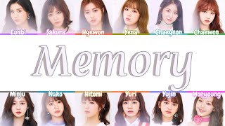 IZ*ONE – Memory (비밀의 시간) Lyrics