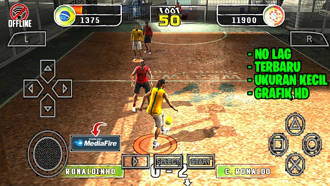 Game FIFA STREET Terbaru 2022 PPSSPP Di Android Offline Ukuran Kecil Grafik Terbaik
