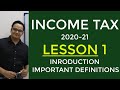 Lesson 1 Income Tax 2020-21