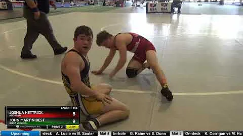 Cadet 145 Joshua Hettrick Michigan Vs John Martin ...