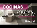 ⚡️  9 Ideas de COCINAS COLORES MODERNOS en 2021 - 2022 👉 Colores para Cocina 2021 - 2022