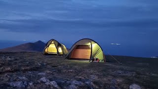 wild camping 2,037ft