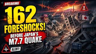 162 FORESHOCKS Before Japan's M7.7 Quake... Scientists Fear This Was NOT the Main Event