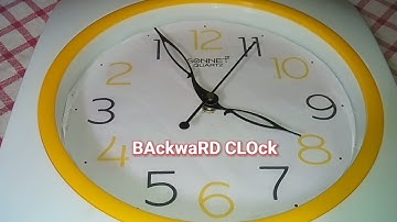 How to maKE A REVerse CLOck with coRRECT time