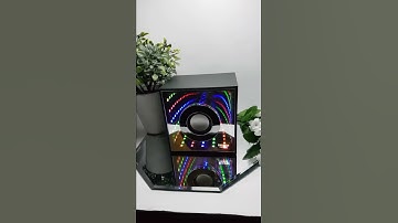 Sharper Image Wireless Bluetooth Led Mirror Speakers