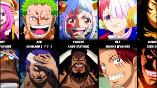 Parents and their Children of One Piece Characters