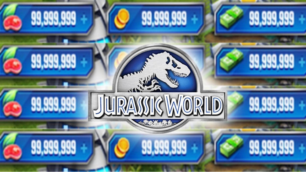 Jurassic World The Game Builder Android iOS Coins Cash DNA Food VIP 60  Legendary